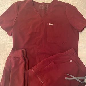 Womens Figs scrub set